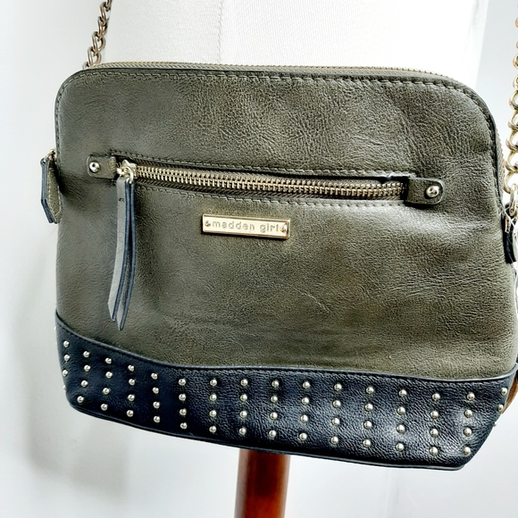 Madden Girl Handbags - Madden Girl Crossbody Bag Green Olive